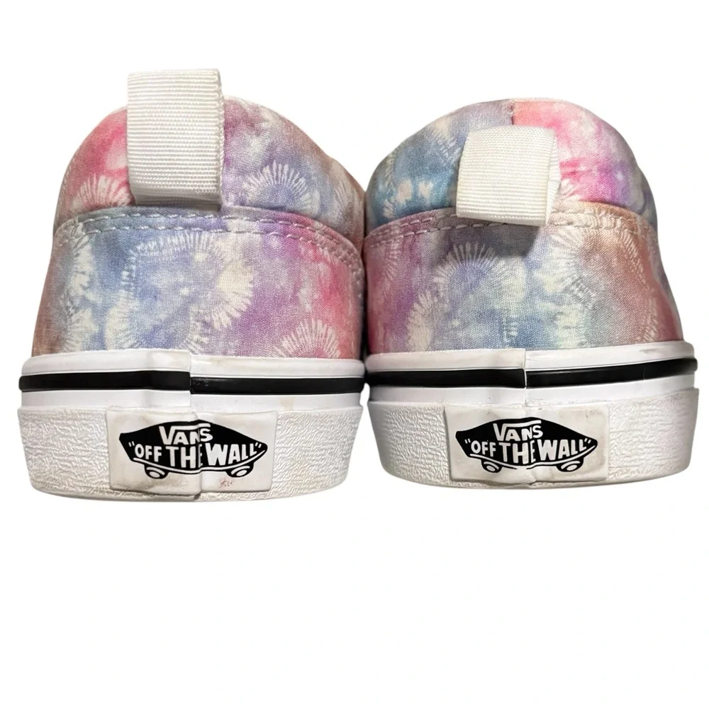 Vans Pastel Tie-Dye Slip-On Sneakers:  in fair to good‎ condition - Size 6 - S7